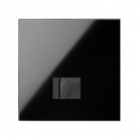 Panel 1-krotny: 1 gniazdo RJ45; czarny - KONTAKT SIMON - 10020106-138