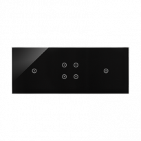 PANEL DOTYKOWY S54 TOUCH, 3 MODUŁY, 1 POLE DOTYKOWE + 4 POLE DOTYKOWE + 1 POLE DOTYKOWE, ZASTYGŁA LAWA - KONTAKT SIMON - DSTR3141/73