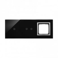 PANEL DOTYKOWY S54 TOUCH, 3 MODUŁY, 1 POLE DOTYKOWE + 2 POLA DOTYKOWE POZIOME + 1 OTWÓR NA OSPRZĘT S54, KSIĘŻYCOWA LAWA - KONTAKT SIMON - DSTR3120/74