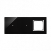 PANEL DOTYKOWY S54 TOUCH, 3 MODUŁY, 1 POLE DOTYKOWE + 1 POLE DOTYKOWE, + 1 OTWÓR NA OSPRZĘT S54, KSIĘŻYCOWA LAWA - KONTAKT SIMON - DSTR3110/74
