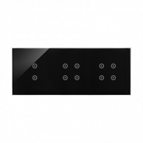 PANEL DOTYKOWY S54 TOUCH, 3 MODUŁY, 2 POLA DOTYKOWE PIONOWE + 4 POLA DOTYKOWE +  4 POLA DOTYKOWE, ZASTYGŁA LAWA - KONTAKT SIMON - DSTR3344/73