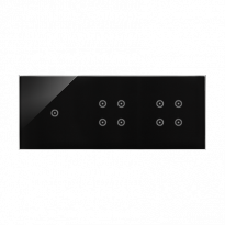 PANEL DOTYKOWY S54 TOUCH, 3 MODUŁY, 1 POLE DOTYKOWE + 4 POLE DOTYKOWE +  4 POLE DOTYKOWE, ZASTYGŁA LAWA - KONTAKT SIMON - DSTR3144/73