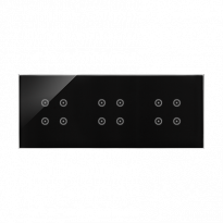 PANEL DOTYKOWY S54 TOUCH, 3 MODUŁY, 4 POLA DOTYKOWE + 4 POLA DOTYKOWE + 4 POLA DOTYKOWE ZASTYGŁA LAWA - KONTAKT SIMON - DSTR3444/73