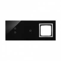 PANEL DOTYKOWY S54 TOUCH, 3 MODUŁY, 2 POLA DOTYKOWE PIONOWE + 1 POLA DOTYKOWE + 1 OTWÓR NA OSPRZĘT S54, KSIĘŻYCOWA LAWA - KONTAKT SIMON - DSTR3310/74