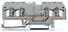 ZŁĄCZKA 4-PRZEWODOWA 4 MM2 SZARA. - WAGO - 281-652