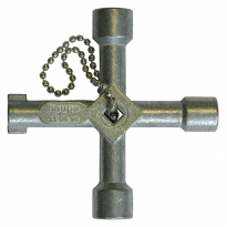 KLUCZ DO SZAFY STEROWNICZEJ METAL - HAUPA - 110696