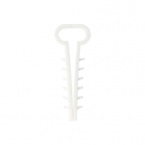 UCHWYT SZYBKIEGO MONTAŻU PŁASKI USMP-3 3X2,5MM BIAŁY /100SZT/ - ELEKTROPLAST OPATÓWEK - 16.2