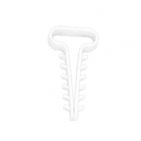 UCHWYT SZYBKIEGO MONTAŻU PŁASKI USMP-5 5X2,5MM BIAŁY /100SZT/ - ELEKTROPLAST OPATÓWEK - 16.4
