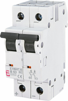 WYŁĄCZNIK NADPRĄDOWY DC ETIMAT 10-DC 2P B63 6KA - ETI - 002128722