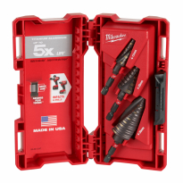 ZESTAW WIERTEŁ STOPNIOWYCH UDAROWYCH MILWAUKEE SHOCKWAVE 3 SZT. - MILWAUKEE - 48899266