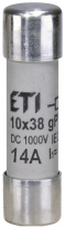 WKŁADKA TOPIKOWA CYLINDRYCZNA PV CH10X38 GPV 14A/1000V DC - ETI - 002625079