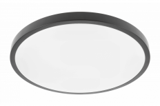 PLAFONIERA LED 32W 2560LM 4000K IP54 400MM CZARNA ATOL - GTV - LD-ATOL32W-NW-10