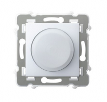 Ściemniacz uniwersalny do obciążenia żarowego, halogenowego oraz LED - BIAŁY SZAFIR - OSPEL - ŁP-8ZL2/m/00