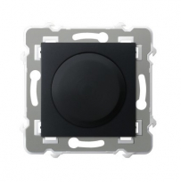 Ściemniacz uniwersalny do obciążenia żarowego, halogenowego oraz LED - CZARNY METALIK SZAFIR - OSPEL - ŁP-8ZL2/m/33