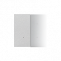 Klawisz połówkowy bez piktogramu do produktów elektronicznych; Aluminium mat Simon 55 - KONTAKT SIMON - TKE20/143