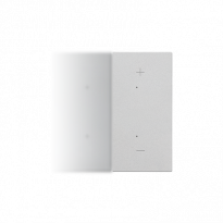 Klawisz połówkowy prawostronny z piktogramem „+/-” do produktów elektronicznych; Aluminium mat Simon 55 - KONTAKT SIMON - TKE25/143