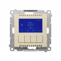 Termostat programowalny z wyświetlaczem (moduł); Szampański mat Simon 55 - KONTAKT SIMON - TETD1A.01/144