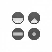 Przesłonki do czujnika ruchu TECR1.01/..; Grafitowy mat Simon 55 - KONTAKT SIMON - PCR/116