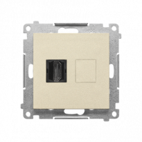 Gniazdo HDMI (moduł); Szampański mat Simon 55 - KONTAKT SIMON - TGHDMI.01/144