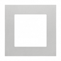 Ramka 1-krotna LINE; Aluminium mat Simon 55 - KONTAKT SIMON - TR1/143