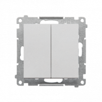 Łącznik świecznikowy (moduł) 10 AX, 250 V~, szybkozłącza; Aluminium mat Simon 55 - KONTAKT SIMON - TW5.01/143