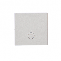 Klawisz pojedynczy z oczkiem do: SW1M, SW6M, SW7M, SP1M; Aluminium mat Simon 55 - KONTAKT SIMON - TKW1L/143