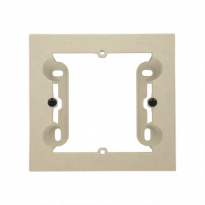 Puszka natynkowa 1-krotna do ramek LINE/DUO. Wyokość: 40mm; Szampański mat Simon 55 - KONTAKT SIMON - TPN1/144