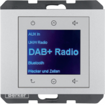 K.5 Radio Touch DAB+ aluminium - HAGER - 29847003