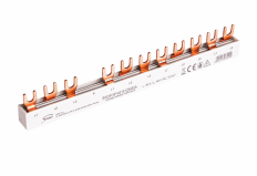 SZYNA PRĄDOWA ŁĄCZENIOWA - WIDEŁKOWA SW3F 16 12M80A 3 - FAZOWA 80A 12 MODUŁÓW PRZEKRÓJ 16 MM 3P+N - SIMET - 81994206