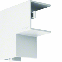 TEHALIT.LF KĄT PŁASKI 25X25MM, BIAŁY - HAGER - LF2502559016