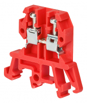 ZŁĄCZKA SZYNOWA GWINTOWA 4MM2 ZUG-G 4 CZERWONA - POKÓJ - A11-0107