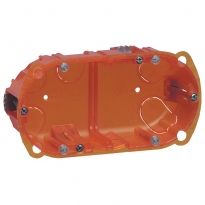 PUSZKA PODWÓJNA DOSTOSWANA DO KAŻDEJ ŚCIANY 50MM AXOLUTE BATIBOX - LEGRAND - 080122