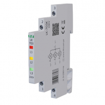 Lampka kontrolna zasilania 1/3S 3xLED CZERWONA/ŻÓŁTA/ZIELONA 3x230V - F&F - LK-703K