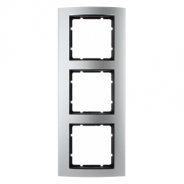 RAMKA POTRÓJNA ALUMINIOWA ANTRACYT B.3 - HAGER - 10133004