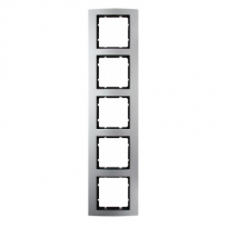 RAMKA PIĘCIOKROTNA ALUMINIOWA ANTRACYT B.3 - HAGER - 10153004