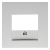 ELEMENT CENTRALNY DO GNIAZDA GŁOŚNIKOWEGO I GNIAZDA ŁADOWANIA USB BIAŁY POŁYSK B.KWADRAT - HAGER - 5310338989