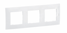 NOWE NILOE - RAMKA POTRÓJNA BIAŁA (WHITE) - LEGRAND - NP113WH
