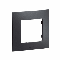 NOWE NILOE - RAMKA POJEDYNCZA GRAFIT (DARK GREY) - LEGRAND - NP111GR