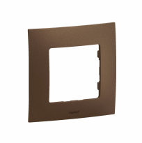 NOWE NILOE - RAMKA POJEDYNCZA BRĄZOWA (DARK BRONZE) - LEGRAND - NP111DB