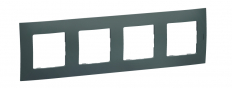 NOWE NILOE - RAMKA CZTEROKROTNA OLIWKOWA (OLIVE GREEN) - LEGRAND - NP114OL