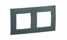 NOWE NILOE - RAMKA PODWÓJNA OLIWKOWA (OLIVE GREEN) - LEGRAND - NP112OL