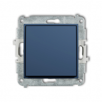 Mechanizm łącznika jednobiegunowego podtynkowy IP 20 / IP 44, 10AX 250V~ ICON navy blue - KARLIK - 64IWP-1