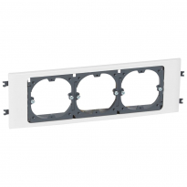 UCHWYT OSPRZĘT FI 60, 3 MECHANIZMY, POKRYWA 85 DLP - LEGRAND - 010933