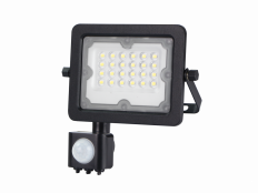 NAŚWIETLACZ LED GALAXI 20W 2200LM 4000K IP65 CZARNY Z CZUJNIKIEM - BESTSERVICE - LFL220S