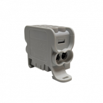 Blok dystrybucyjny - rozdzielczy HLAK 25 1P szary 2xAl/Cu 25mm2+16mm2 1000VAC/1500VDC  - MOREK - MAG1251A00