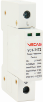 Ogranicznik przepięć T1T2 (B+C) 275V AC 12,5kA 1,5kV 1P - KKLN - VCS-VCT-T1T2-AC-12.5-1P