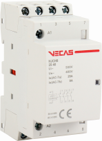 Stycznik modułowy 25A 4NO 230V AC - KKLN - VCS-HJCH8-25-40-230
