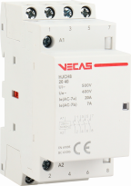 Stycznik modułowy 20A 4NO 230V AC - KKLN - VCS-HJCH8-20-40-230