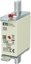 WKŁADKA TOPIKOWA NH - ZWŁOCZNA / KOMBI NH000 GG 125A/500V - ETI - 004181215