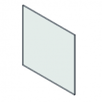SZYBKA DO OBUDOWY PRZECIW POŻAROWEJ 65X65MM - SPAMEL - PPOŻ-5701\P01